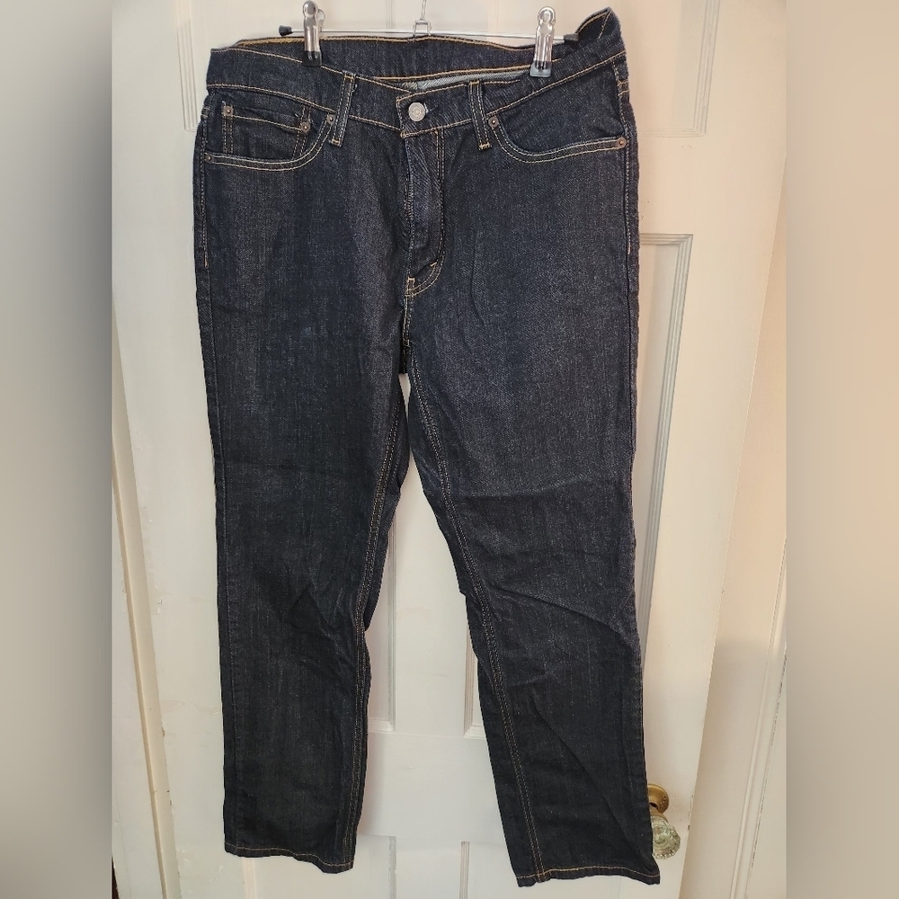 Levi's Men's Dark Blue Straight Jeans